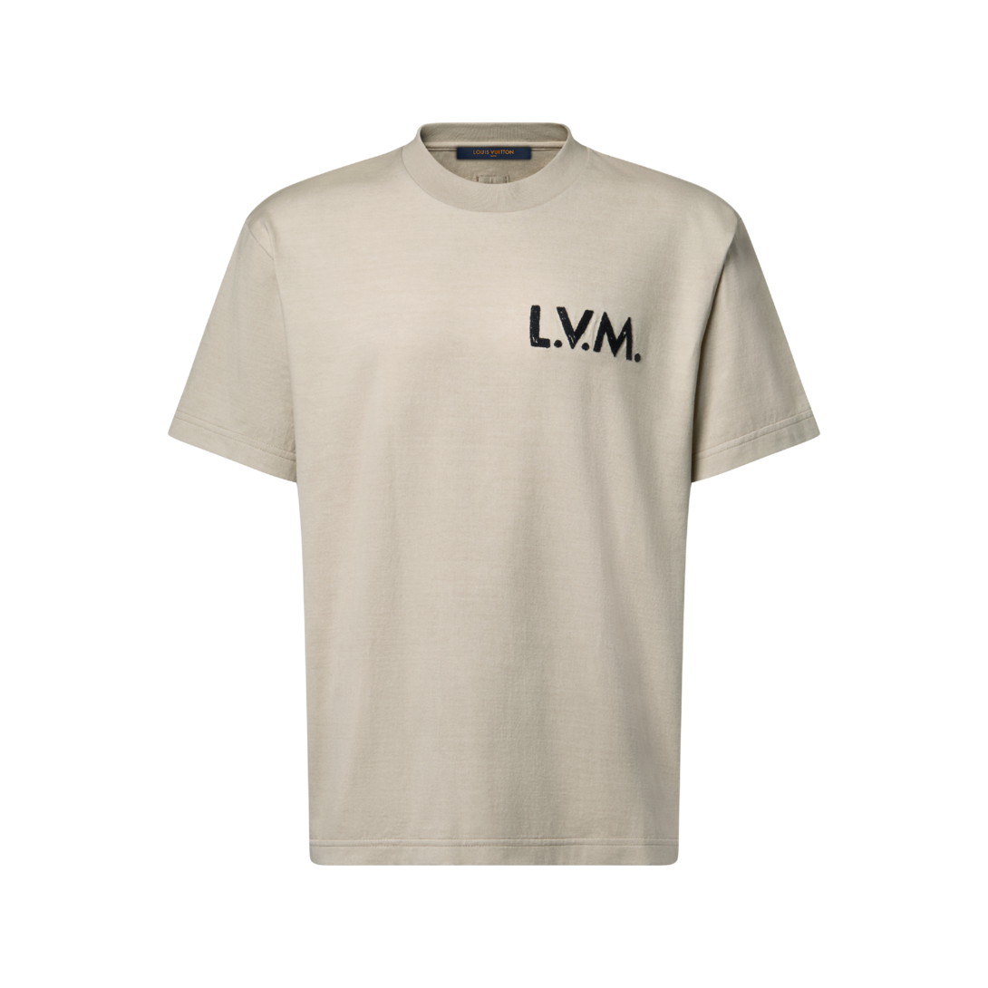 Embroidered Signature T-Shirt - New - For Men | LOUIS VUITTON ®